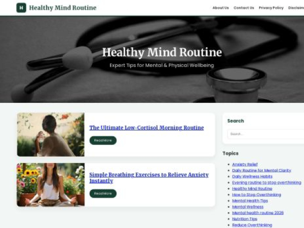 healthymindroutine.blogspot.com