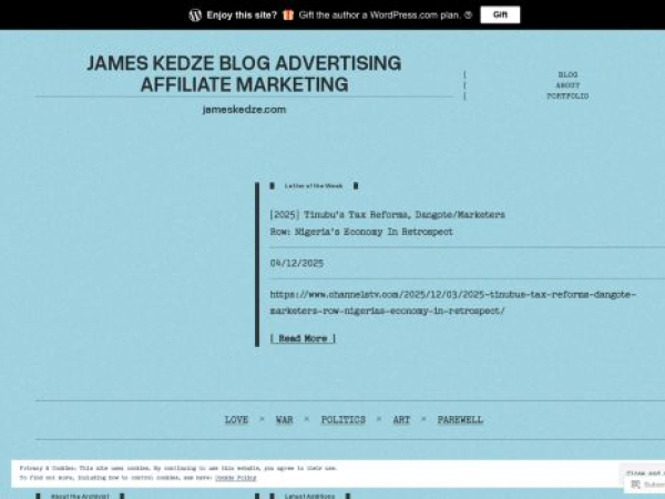 jameskedze.com