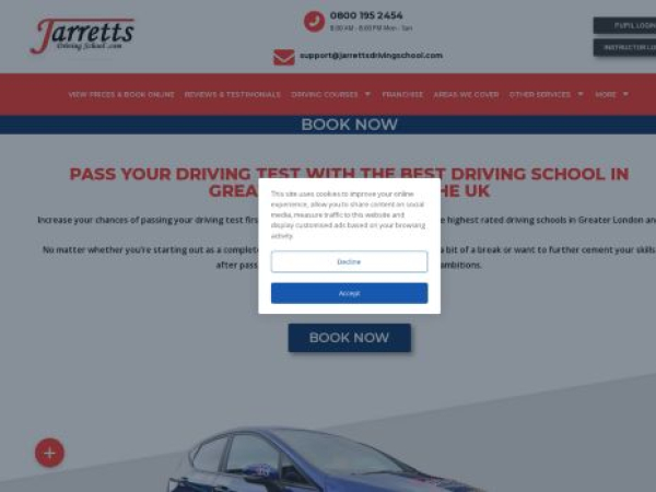 jarrettsdrivingschool.com